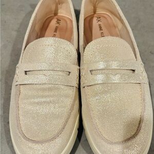 Anne Klein Women's Sparkling Cream Loafers
